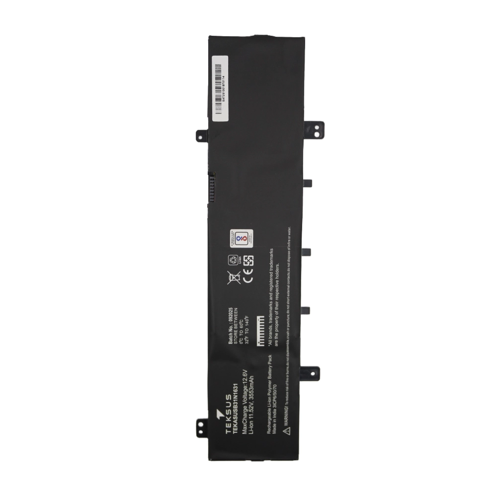 Teksus Laptop Battery Compatible For Asus VivoBook X505A | B31N1631 view 3